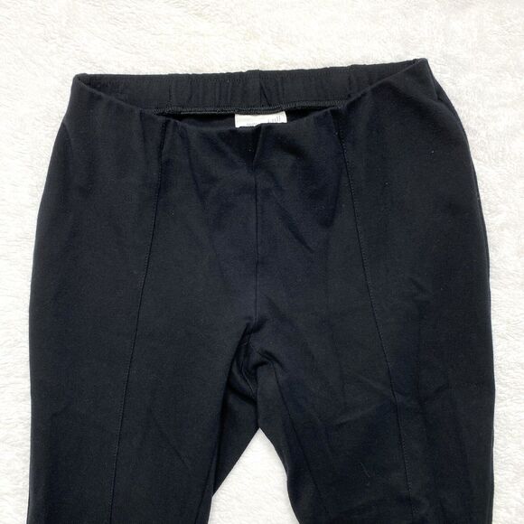 J.JILL Ponte Leggings in Black Size XS Petite Rayon Spandex Center Seam Pull On - Picture 3 of 8